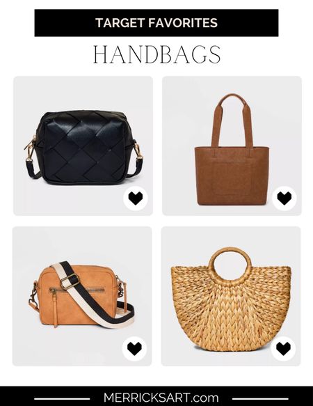 @target @targetstyle handbags for spring #Target #TargetPartner #ad

#LTKSeasonal #LTKfindsunder50 #LTKitbag