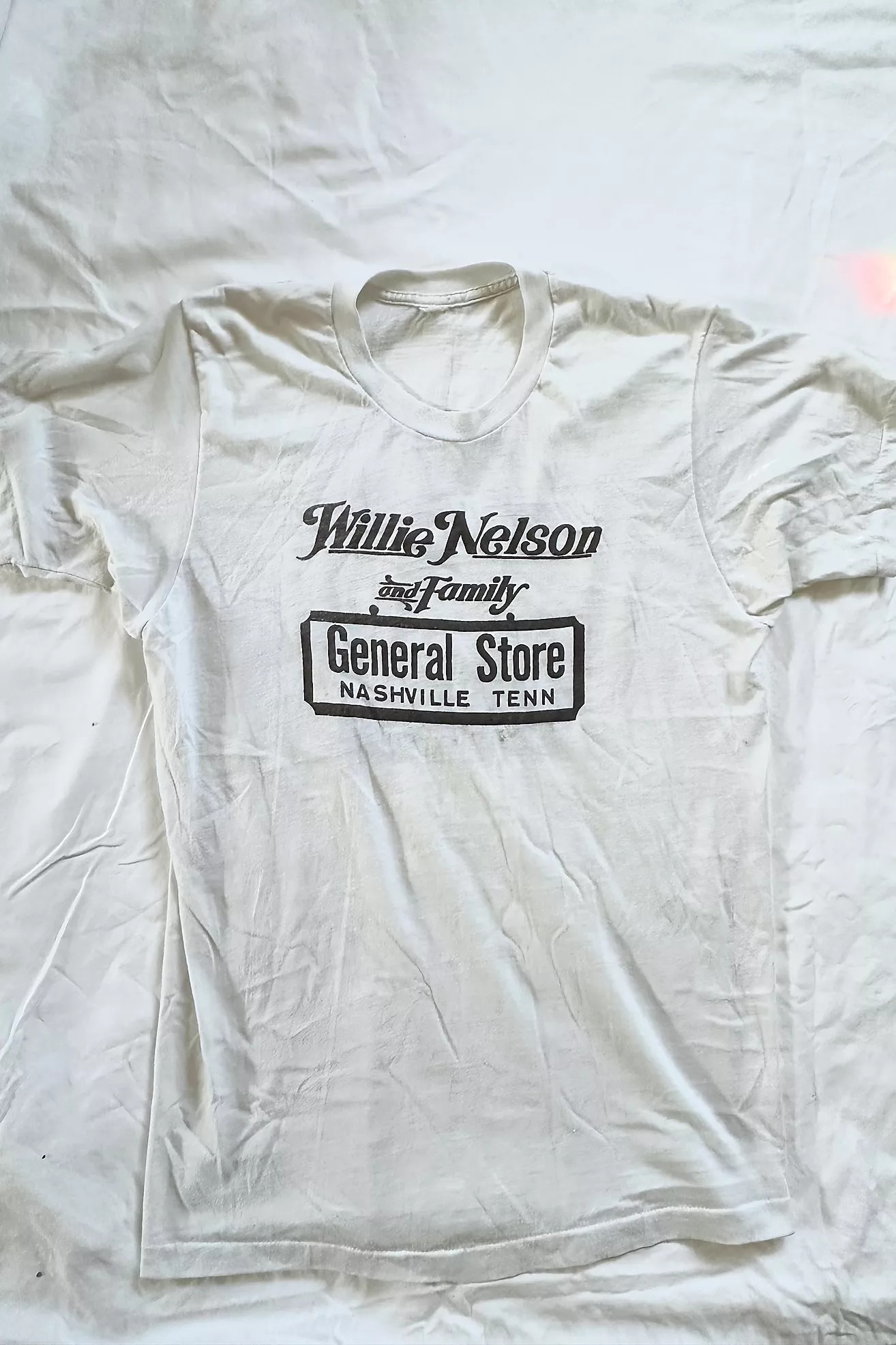 Vintage 1970s Willie Nelson and Family General Store Tee Selected by Cherry | Free People (Global - UK&FR Excluded)