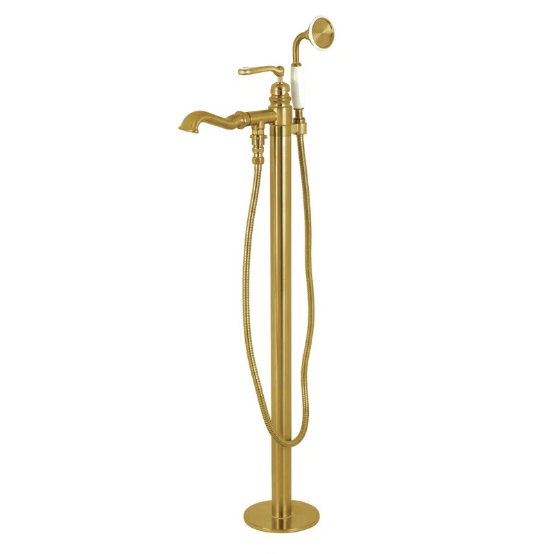 Royale Single Handle Freestanding Tub Filler with Hand Shower | Wayfair North America