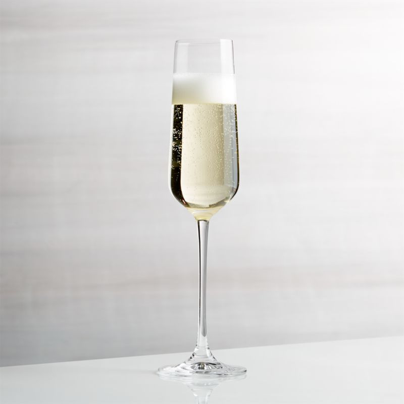 Hip Champagne Glass + Reviews | Crate and Barrel | Crate & Barrel