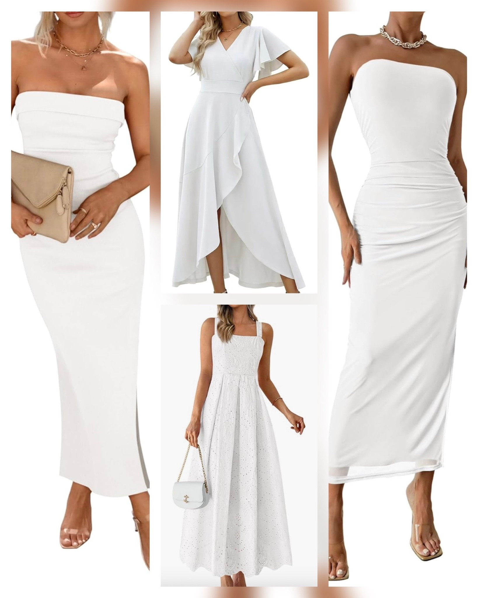 Affordable white maxi dresses on Amazon for the bride to be. Perfect for a spring summer bridal shower!

Cottage core dress, spring dress, bridal shower dress, church dress, garden party dress. 

Spring dresses, engagement photo shoot dresses, engagement party dresses, bachelorette party dresses, bridal shower dresses.

#LTKWedding #LTKSeasonal