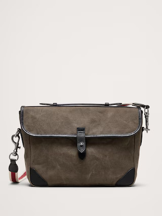 Canvas & Leather Camera Bag | Banana Republic (US)