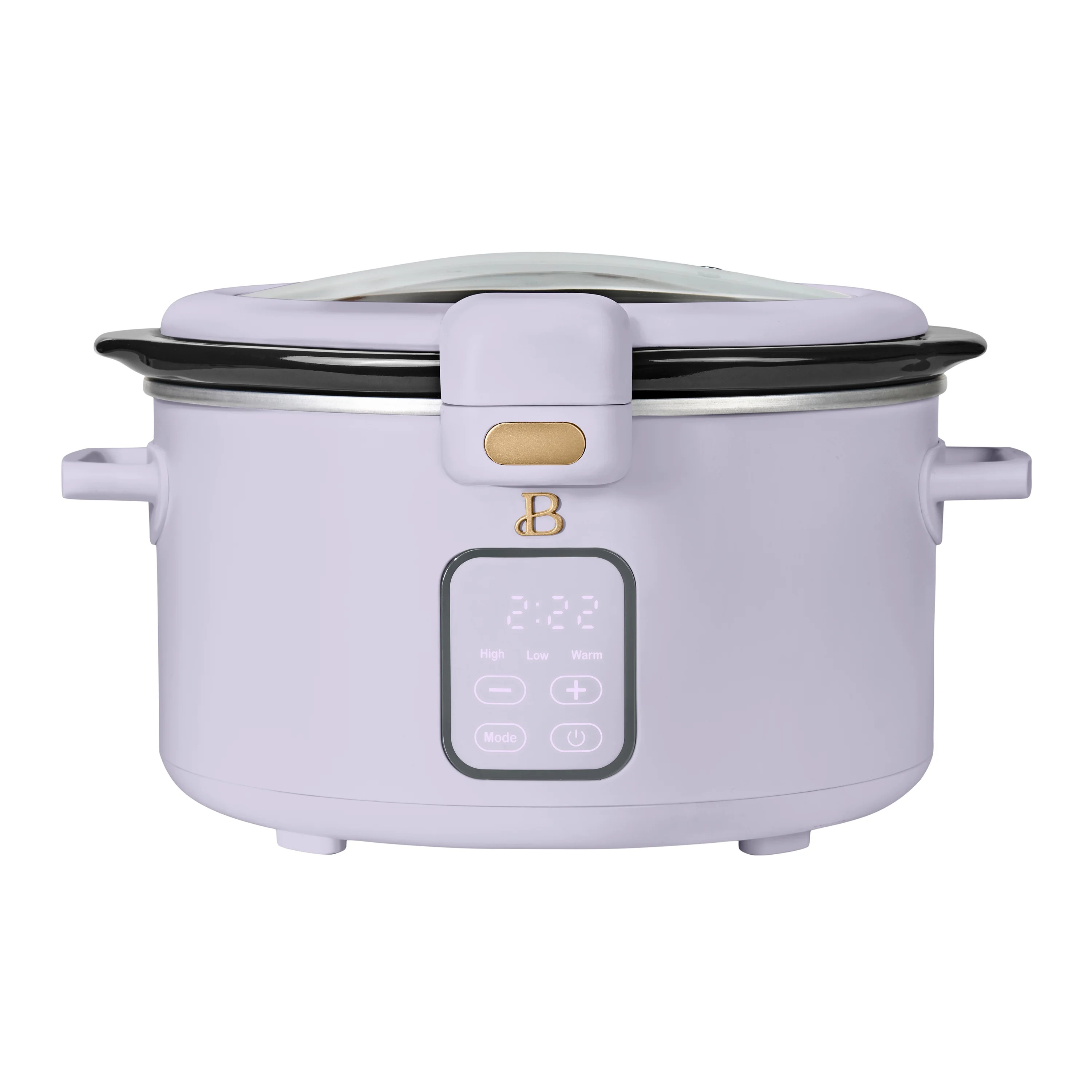 Beautiful 4 Qt Digital Slow Cooker with Hinged Locking Lid, Lavender by Drew Barrymore | Walmart (US)