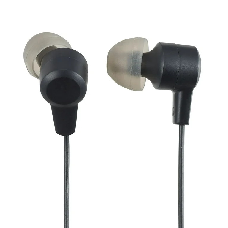 onn. Wired Earphones with Mic-3.5mm jack, Black - Walmart.com | Walmart (US)