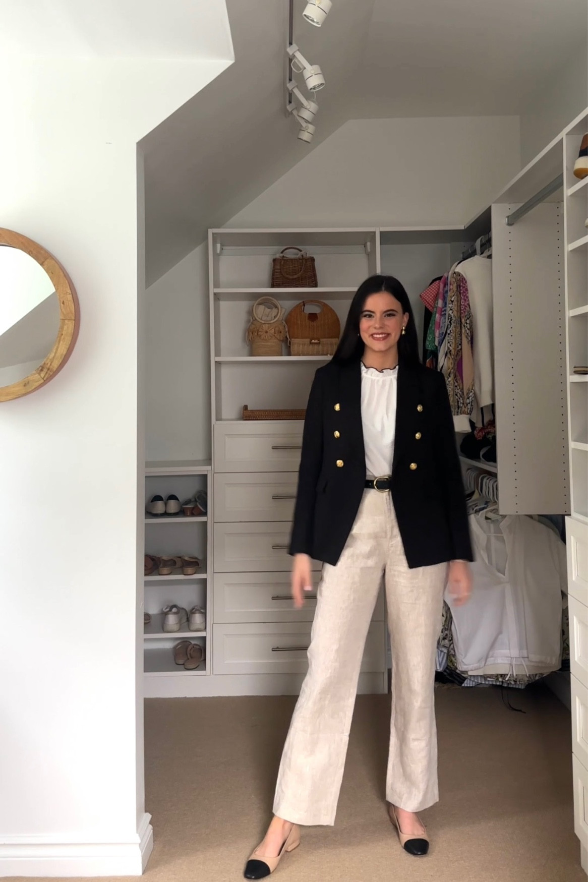 Autumn workwear look! Blouse and blazer both from Amazon and great finds for affordable basics! Wearing a small in both and they fit great:) 

#LTKSeasonal #LTKSale #LTKFind