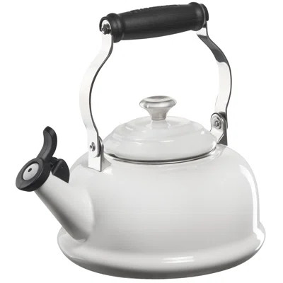 1.7 Qt. Enamel on Steel Whistling Tea Kettle | Perigold