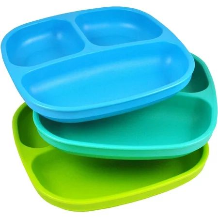 Re-Play 3-Pack Divided Plates, BPA-Free | Walmart (US)