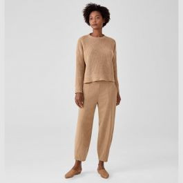 Soft Wool Flannel Lantern Pant | Eileen Fisher