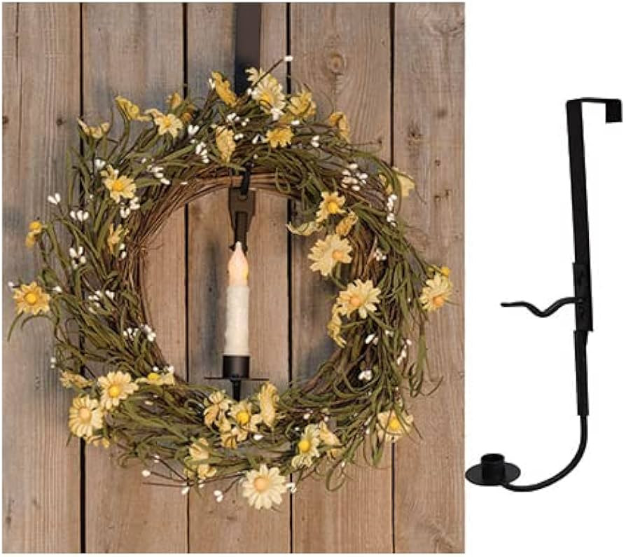 Over Door Holder for Wreath & Candle (Wreath not Included) | Amazon (US)