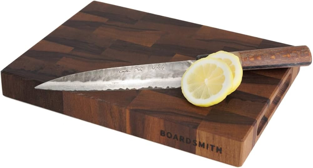 Walnut Sidekick End Grain Cutting Board - Walnut Wood Cutting Board - 9" x 12" - Brown | Amazon (US)