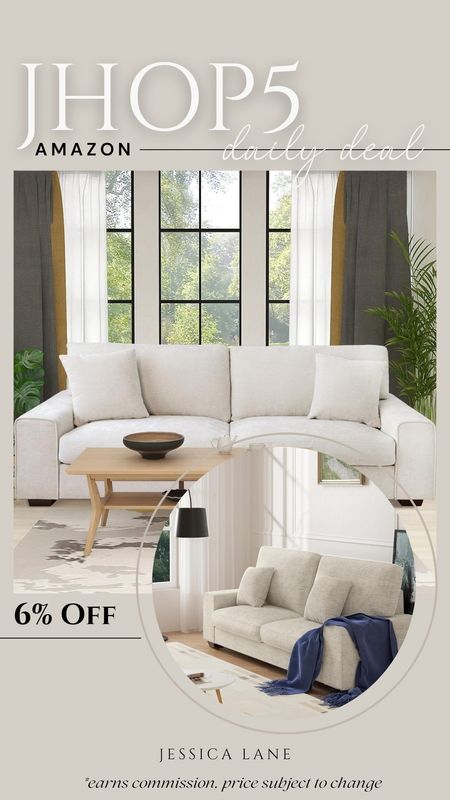 Amazon daily deal, save 6% on this modern neutral loveseat sofa. Small sofa, living room furniture, loveseat, Amazon furniture, Amazon home find

#LTKhome #LTKsalealert #LTKstyletip