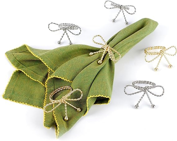 Napkin Ring Holders, Napkin Rings, Napkin Rings Set of 12, Napkin Ring Holders for Cloth Napkins,... | Amazon (US)