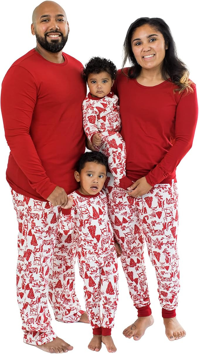 Burt’s Bees Baby Family Jammies Matching Holiday Organic Cotton Pajamas | Amazon (US)