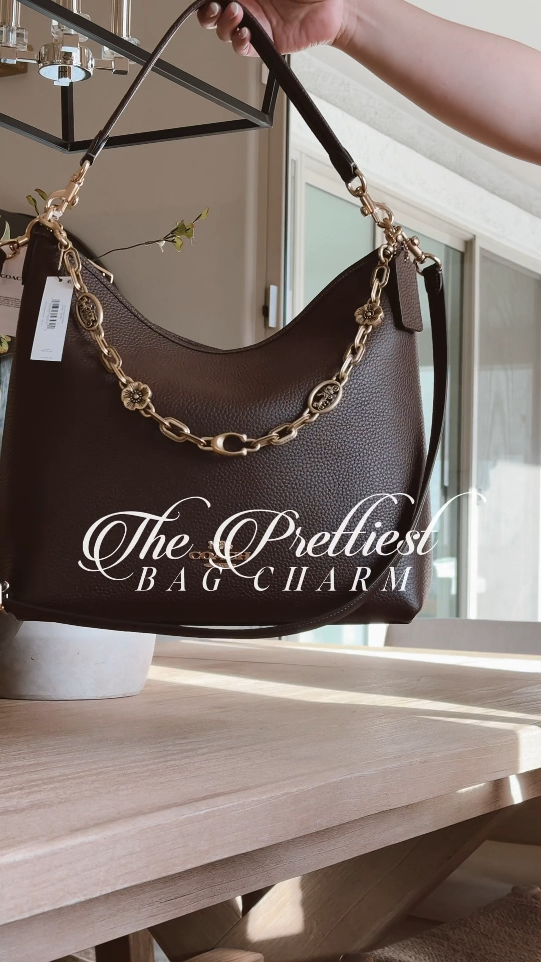 Bag Charm 🤎 Maple Coach Bag 🤎 Brown Leather Bag - Everyday bag - Gold Bag Charm / Brown Bag 💼 

#LTKSeasonal #LTKStyleTip #LTKItBag