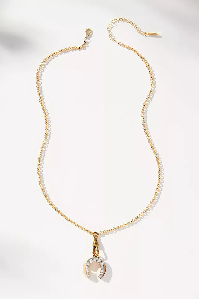Western Horseshoe Charm Necklace | Anthropologie (US)
