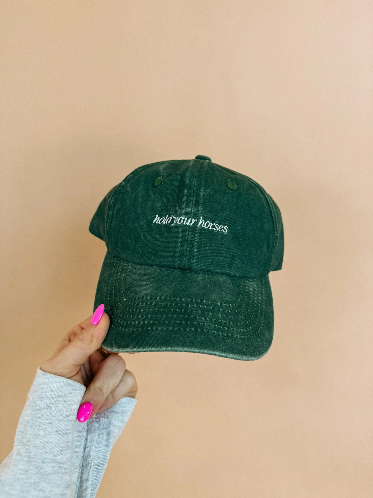 ETTA OG | hold your horses dad cap - green | Etta+East