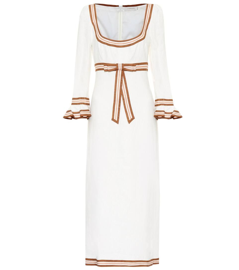 Super Eight linen midi dress | Mytheresa (US/CA)