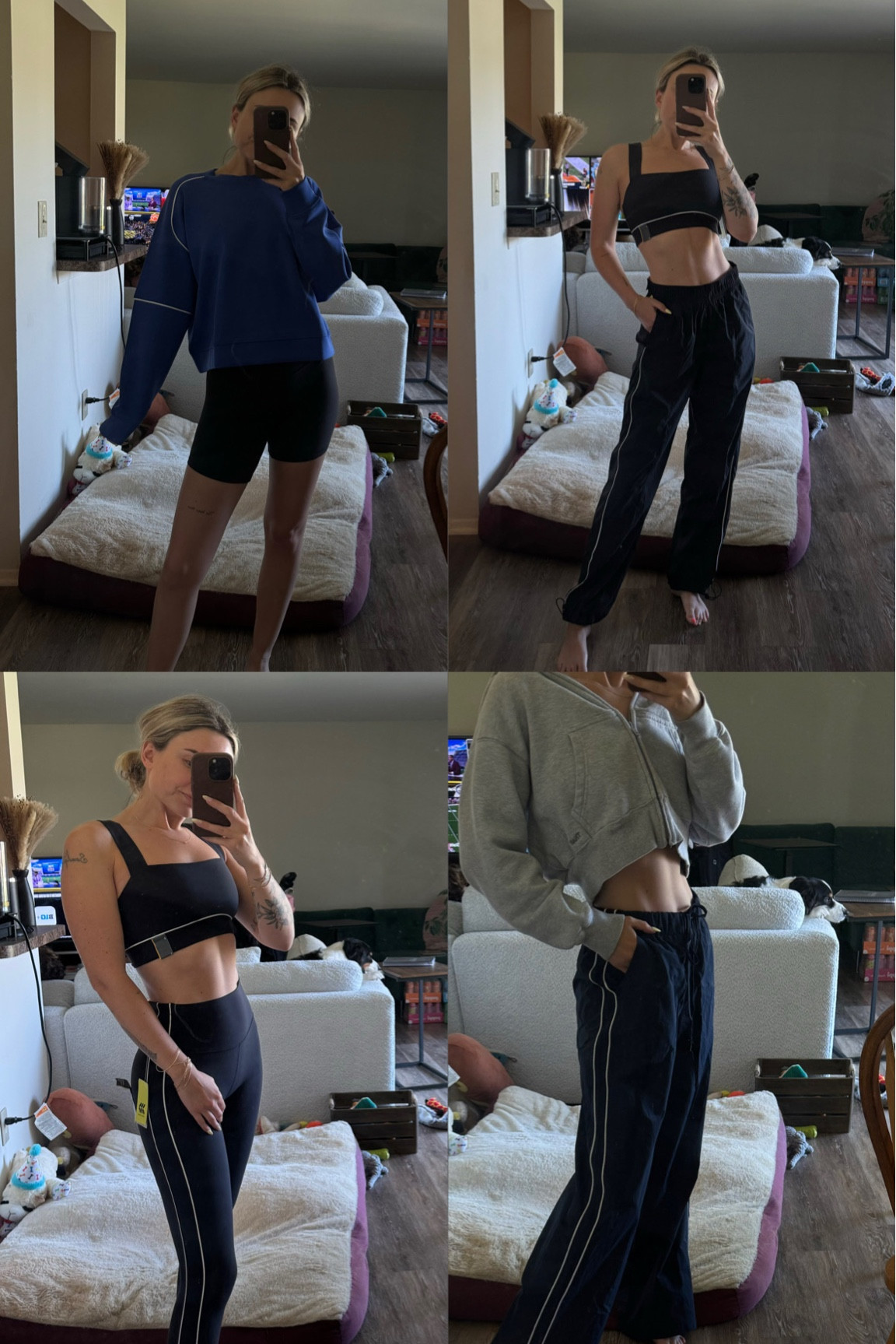 TARGET HAUL

Sizes:
Bra - S
Leggings - S
Both joggers - XS
Sweatshirt - M

#LTKActive #LTKfitness #LTKfindsunder50