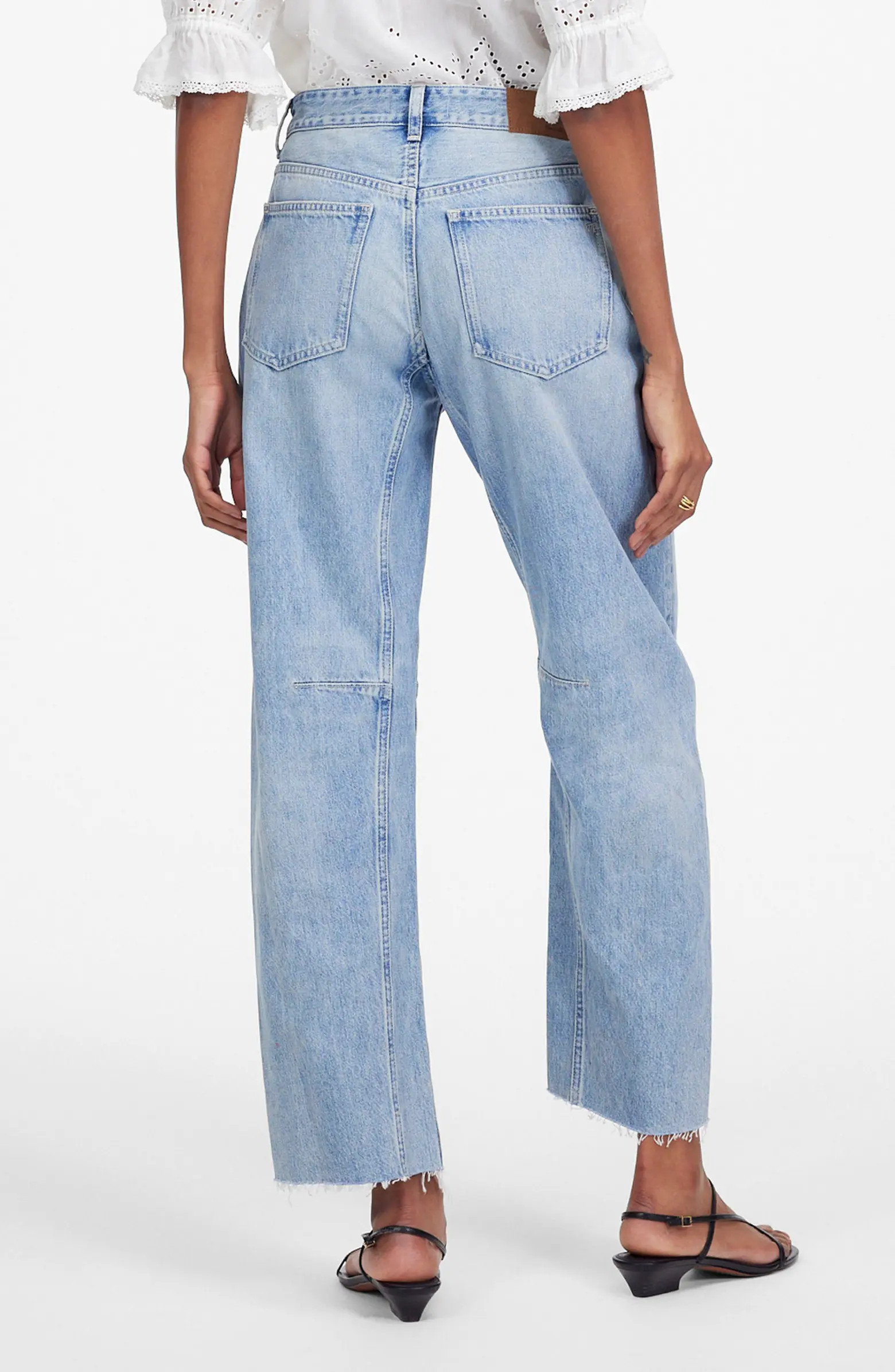 The Darted Barrel Leg Jeans | Nordstrom