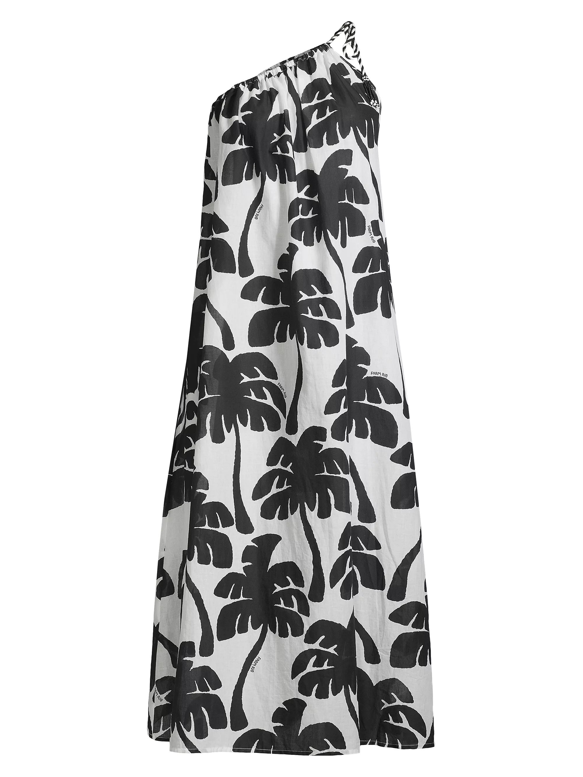 Coconut Printed Cotton Cover-Up Midi-Dress | Saks Fifth Avenue