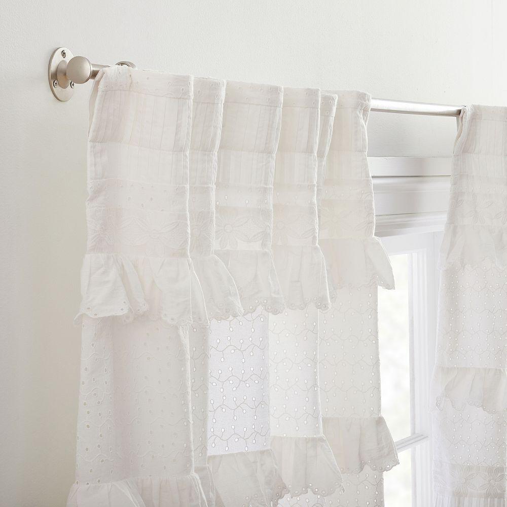 LoveShackFancy Eyelet Curtain | Pottery Barn Teen