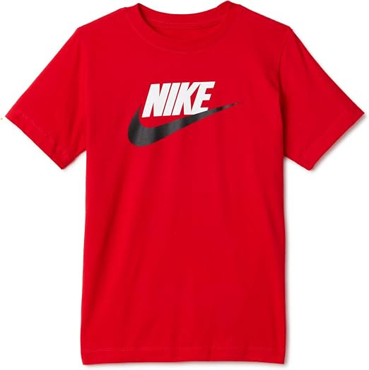 Nike Unisex Big Kids' Sportswear Club T-Shirt (Large Swoosh Logo) - Boys and Girls | Amazon (US)