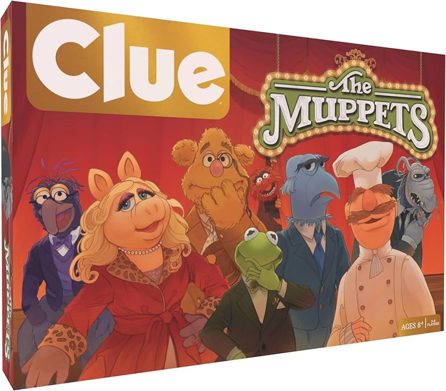 CLUE: The Muppets, Classic Board Game, Solve The Mystery in The Muppet Theater with Kermit, Fozzi... | Amazon (US)
