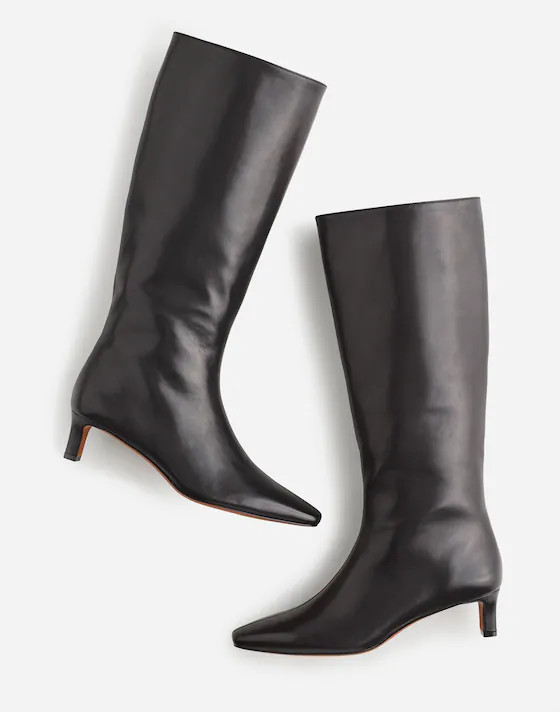 The Dimes Kitten-Heel Knee Boot | Madewell | Madewell