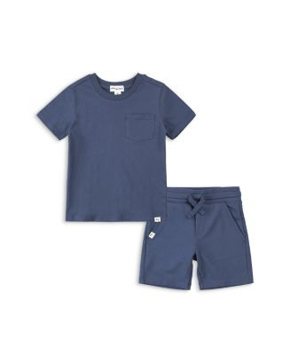 Miles The Label Boys' Miles Basics Tee & Shorts Set - Little Kid  | Bloomingdale's Kids All Kids | Bloomingdale's (US)