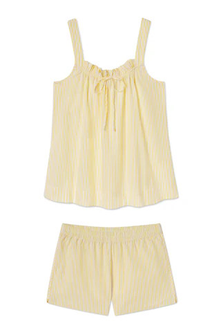 Alice Shorts Set in Zest Seersucker | Lake Pajamas