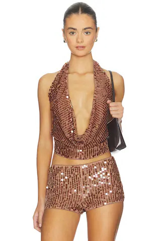 Luca Halter Top in Neutral | Revolve Clothing (Global)