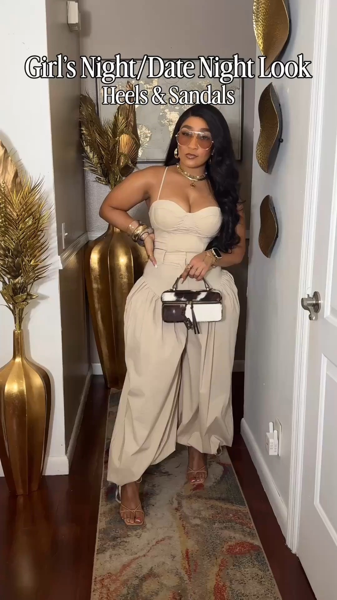 Hey hun! Here’s a corset top and pant set that can double for date night or girl’s night out. Loving the ballon pant look! Both of these pieces can also be paired individually with other items to create a brand new look. Basically 3 outfits minimum for the price of one set! Girl math! The pants come with pockets and the top has a zip closure in the back. Very TTS. 
Everything: Medium

#LTKgrwm #LTKstorytime #LTKootd