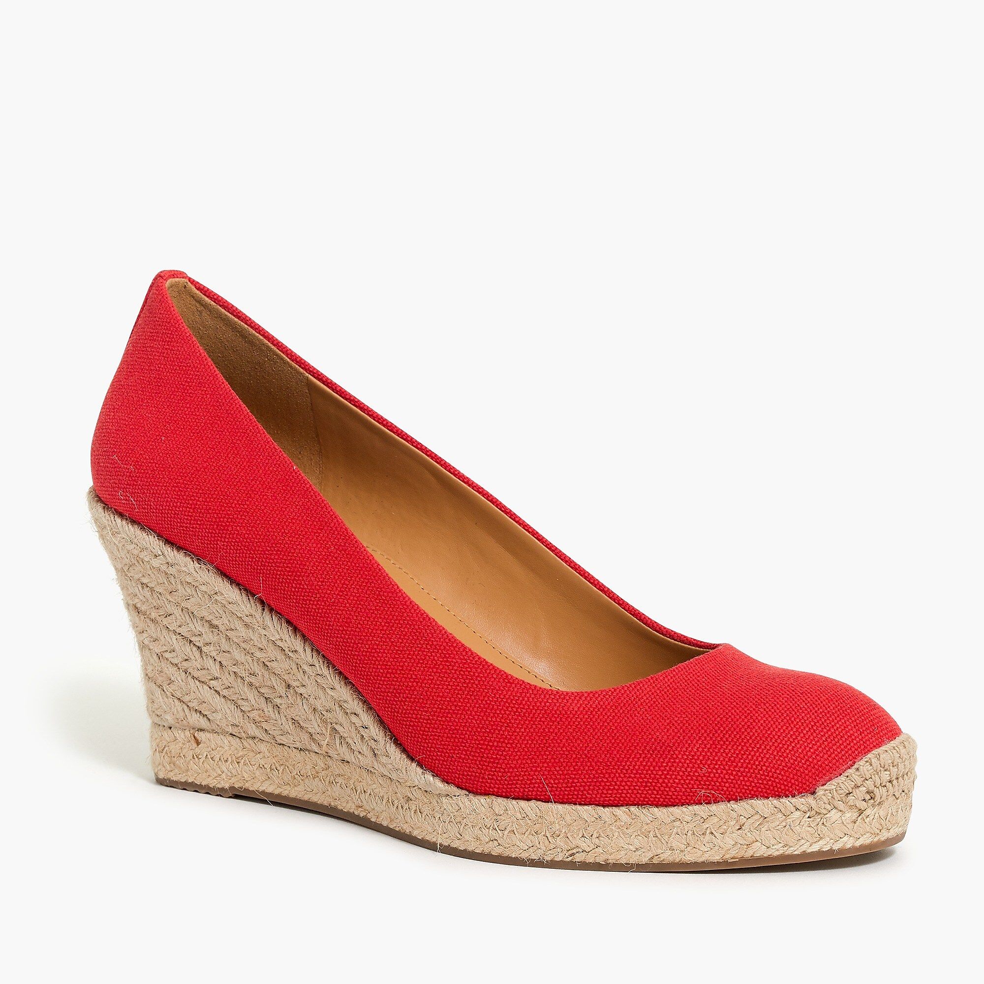 Canvas espadrille wedges | J.Crew Factory