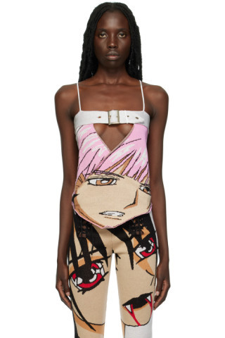 SSENSE Exclusive Pink Anime Tank Top | SSENSE