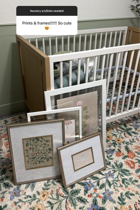 Baby girl nursery prints & frames. I got the images printed on mPix! 

#LTKbaby