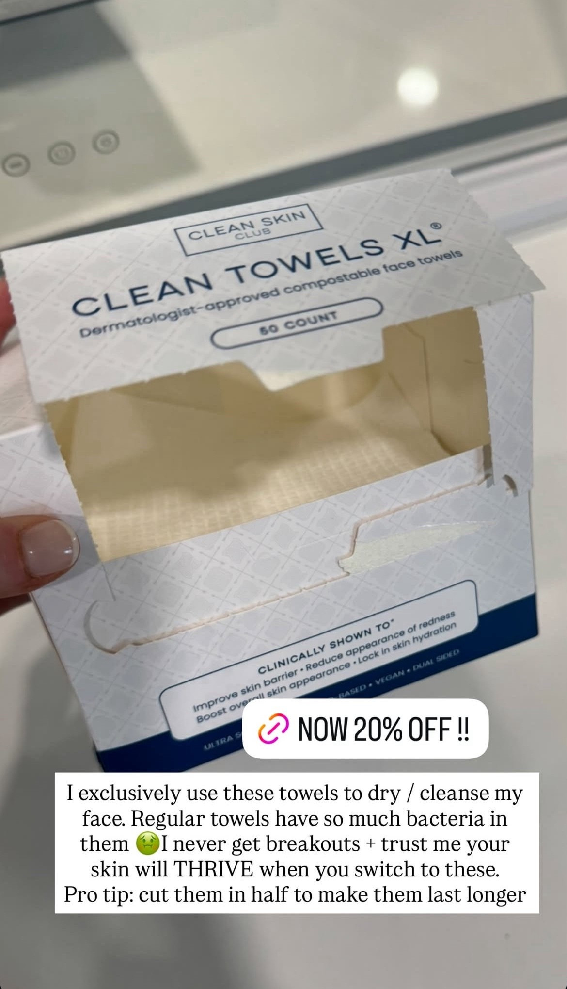 My favorite face towels are 20% off!!

I exclusively use these towels to dry / cleanse my face. Regular towels have so much bacteria in them I never get breakouts + trust me your skin will THRIVE when you switch to these.

Pro tip: cut them in half to make them last longer

#LTKHoliday #LTKGiftGuide #LTKCyberWeek