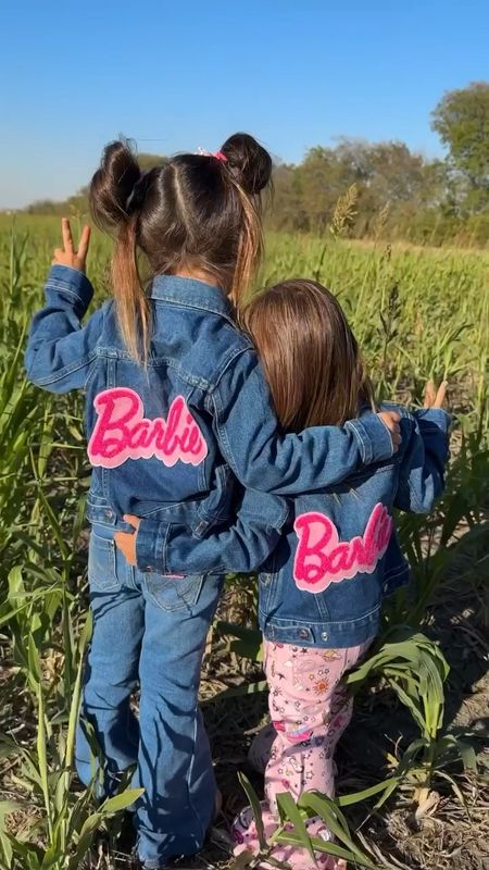@Wrangler x @Barbie making our western cowgirl dreams come true!! I could not have been more excited to dress my girls in two of the most iconic American brands that represent so much of what I believe in! Barbie shows young girls they can be and do whatever they want and to dream big while Wrangler encourages adventure and determination to blaze your own trail. They came together to not only inspire women and girls to turn their daydreams into reality but created some of the cutest pieces ever for young girls and women everywhere! I cannot get over the Barbie denim jackets and pink denim flares with rainbows and unicorns! I'm linking everything on stories and in my LTK - you will for sure want to grab for you and your girls! #ad
#WranglerxBarbie #Barbie #liketkit 



#LTKfamily #LTKGiftGuide #LTKkids