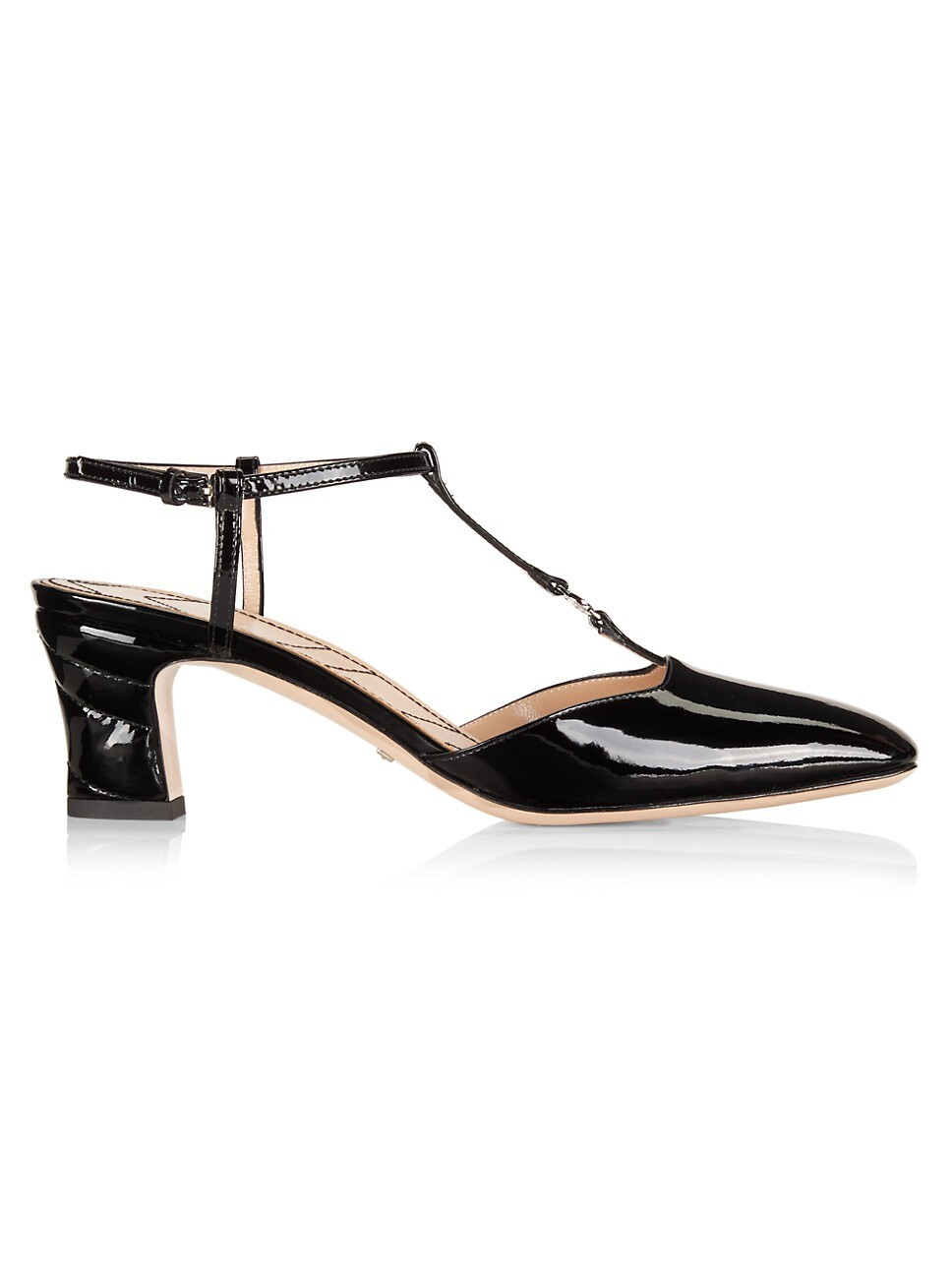 Marmont 55MM Patent Leather T-Strap Pumps | Saks Fifth Avenue