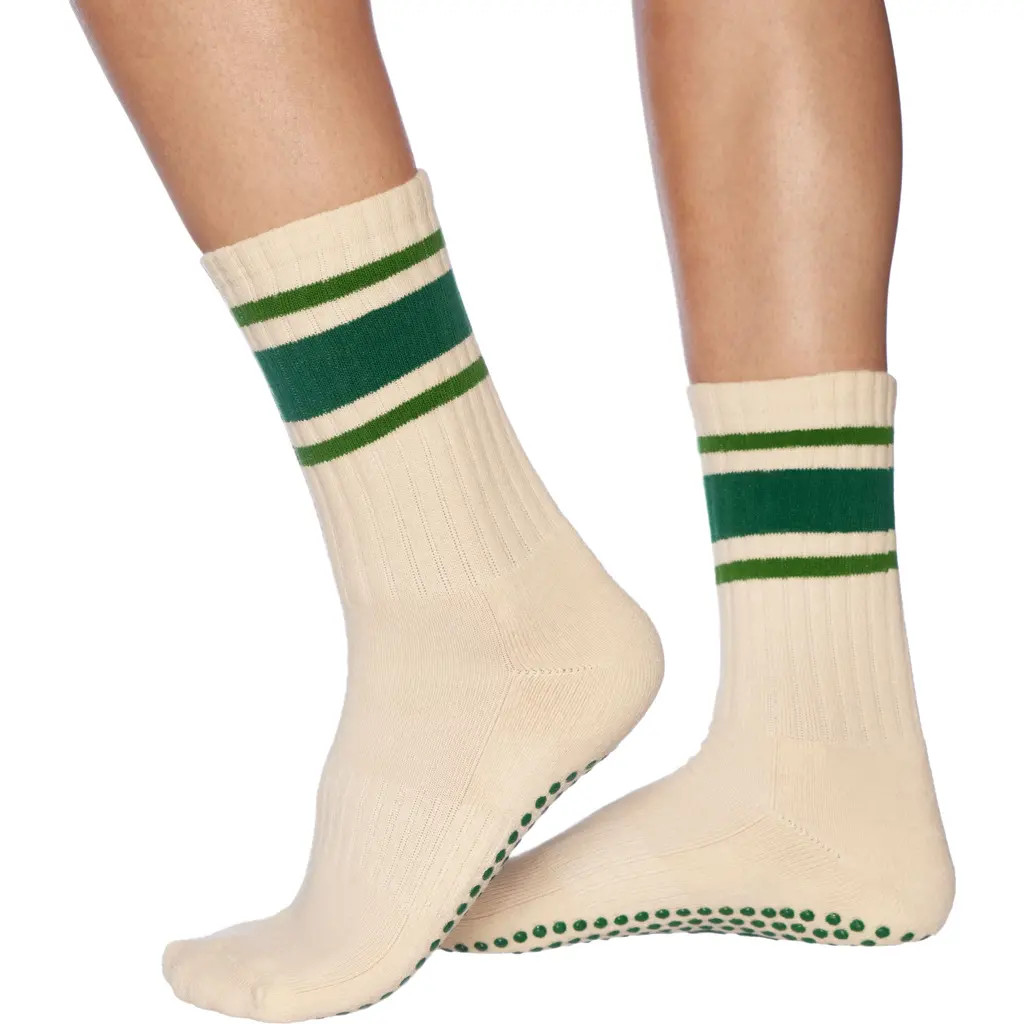 Souls. Classic Retro Crew Grip Socks in Beige at Nordstrom, Size Small | Nordstrom