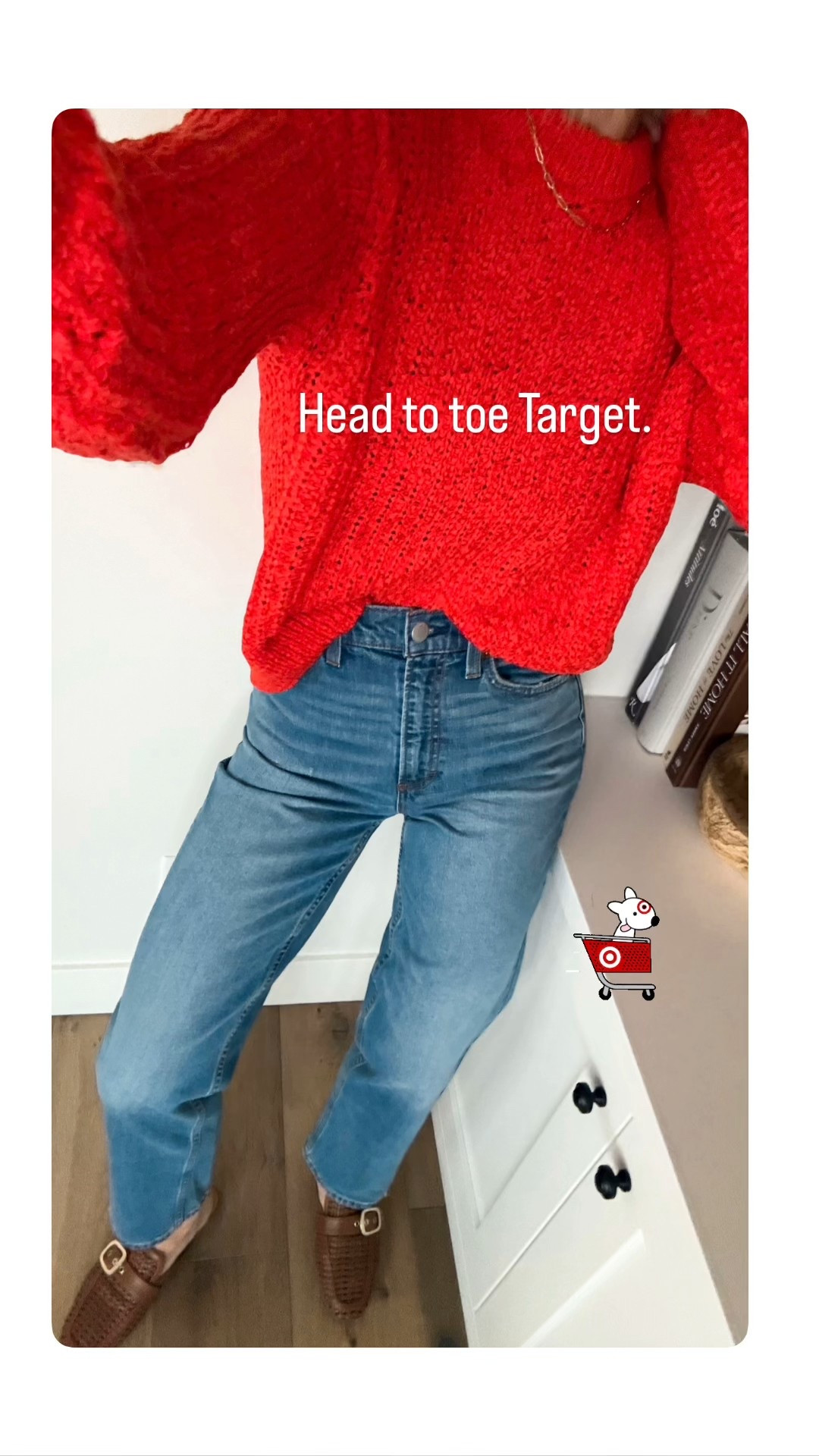 It’s been a minute since wearing a slimmer, straight leg jeans and WOW —I’m so excited about this pair!  Fits tts, wearing a 4. I’m calling these my most worn closed-toe shoes for Spring. So versatile & comfortable.
Ribbon yarn sweater is 🙌🏽, but has not gone live online to shop. Be sure to SAVE this post to shop when it’s available! 
@Target 

#LTKgrwm #LTKmomlife #LTKOver40