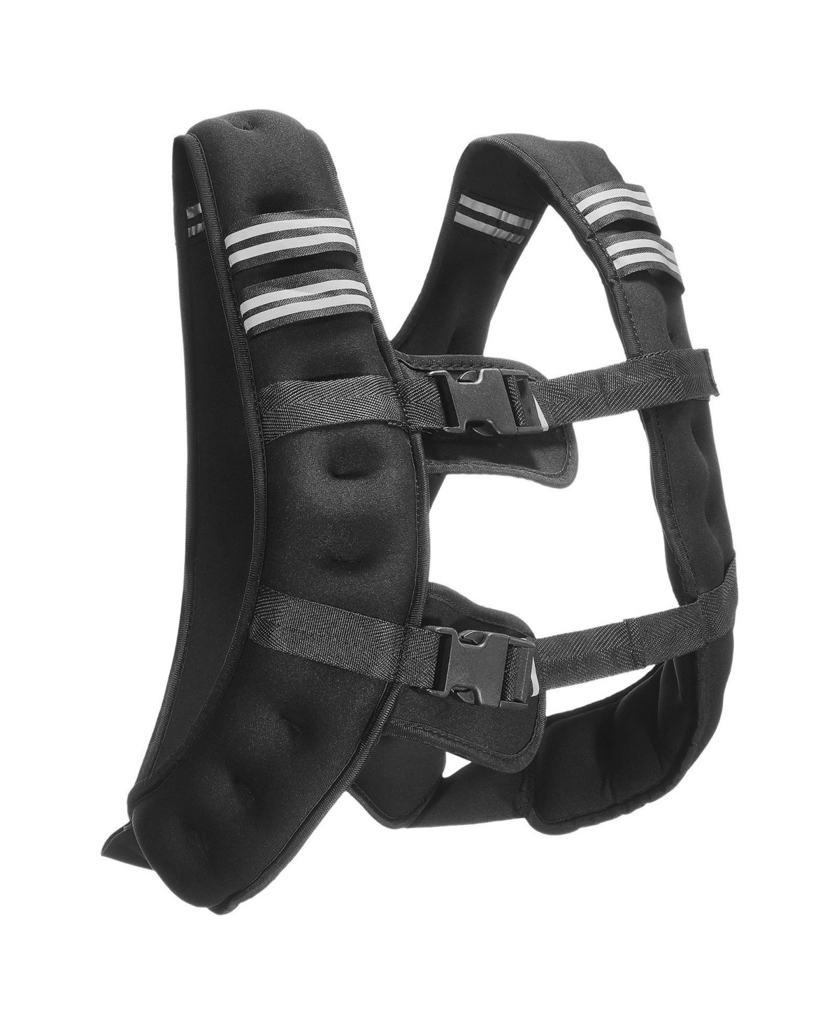 Sugfit Weighted Vest 12 Lb Adjustable Fitness Vest with Reflective Strips - Black | Macy's