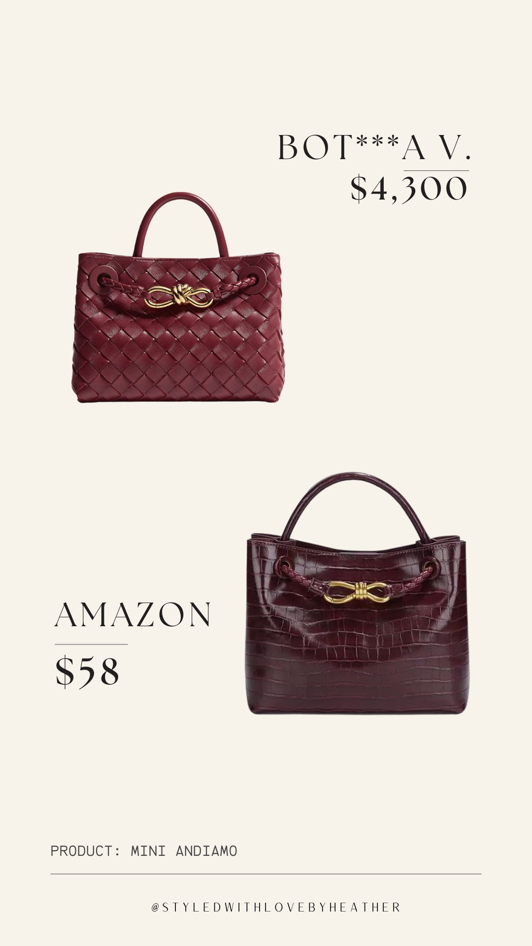 LUXE FOR LESS 🤎✨ Expensive taste doesn’t always need the designer price tag. I found the same elevated vibe at a fraction of the price — which are you choosing, LUXE or LESS? 👀

#LuxeForLess #LTKFinds #LTKStyleTip