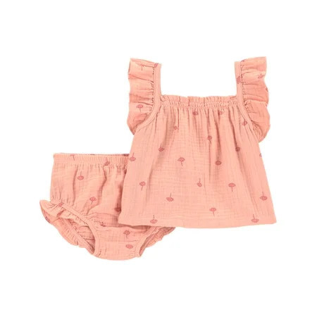 Carter's Child of Mine Baby Girl Outfit Set, 2-Piece, Sizes 0/3-24 Months | Walmart (US)