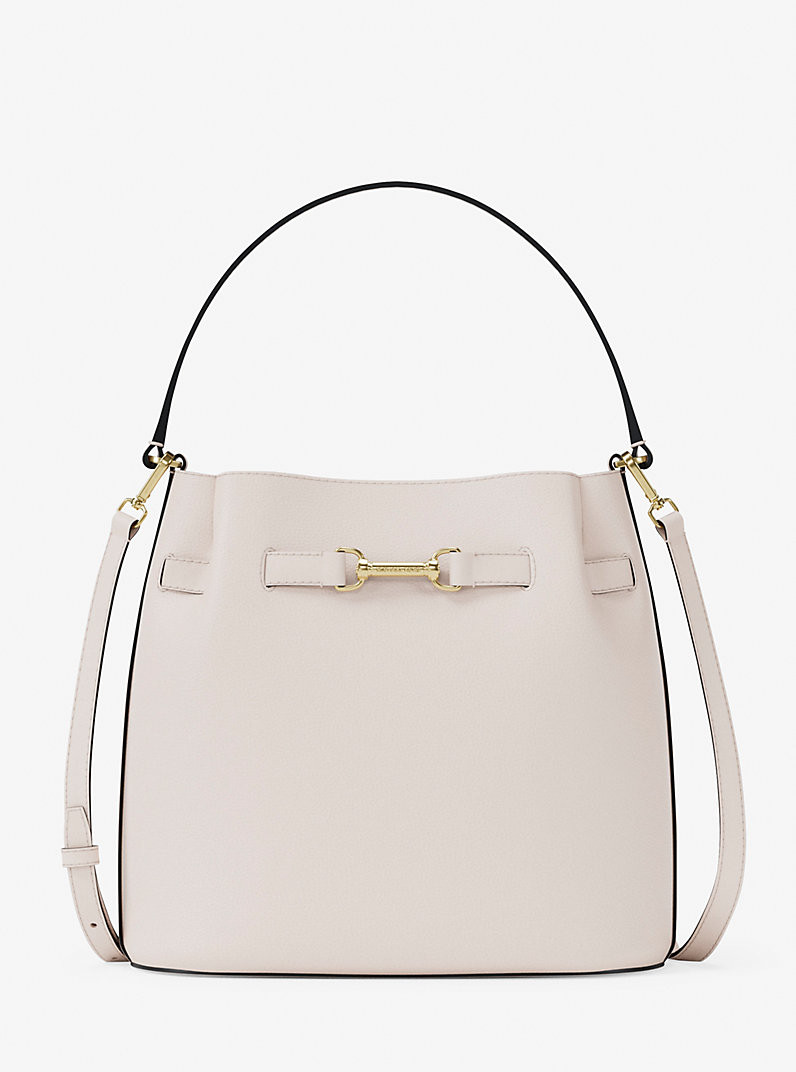 Carson Medium Pebbled Leather Convertible Bucket Crossbody Bag | Michael Kors US