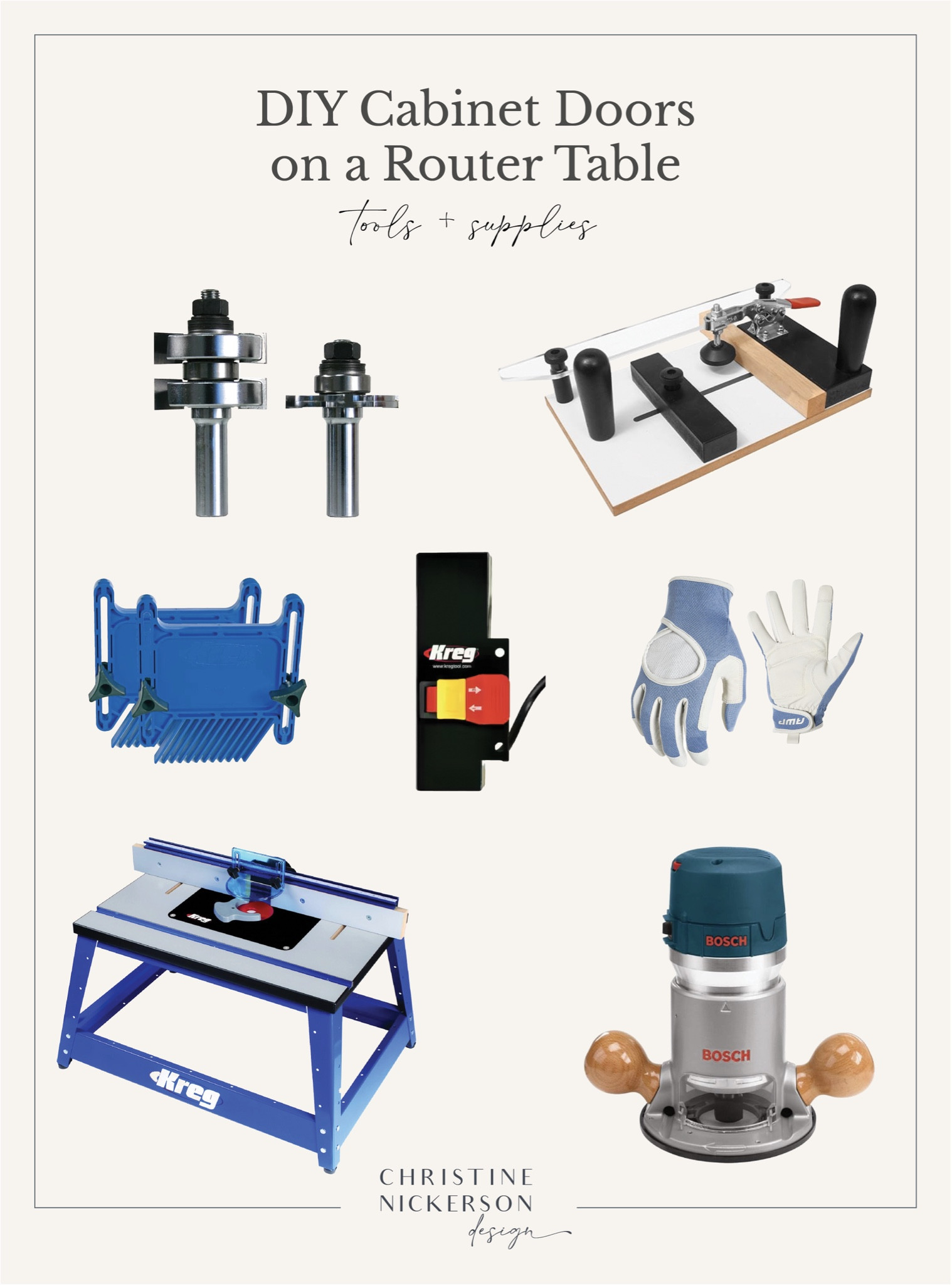 I’ve been sharing on Instagram how to build DIY cabinet doors- here are the tools/supplies I use!