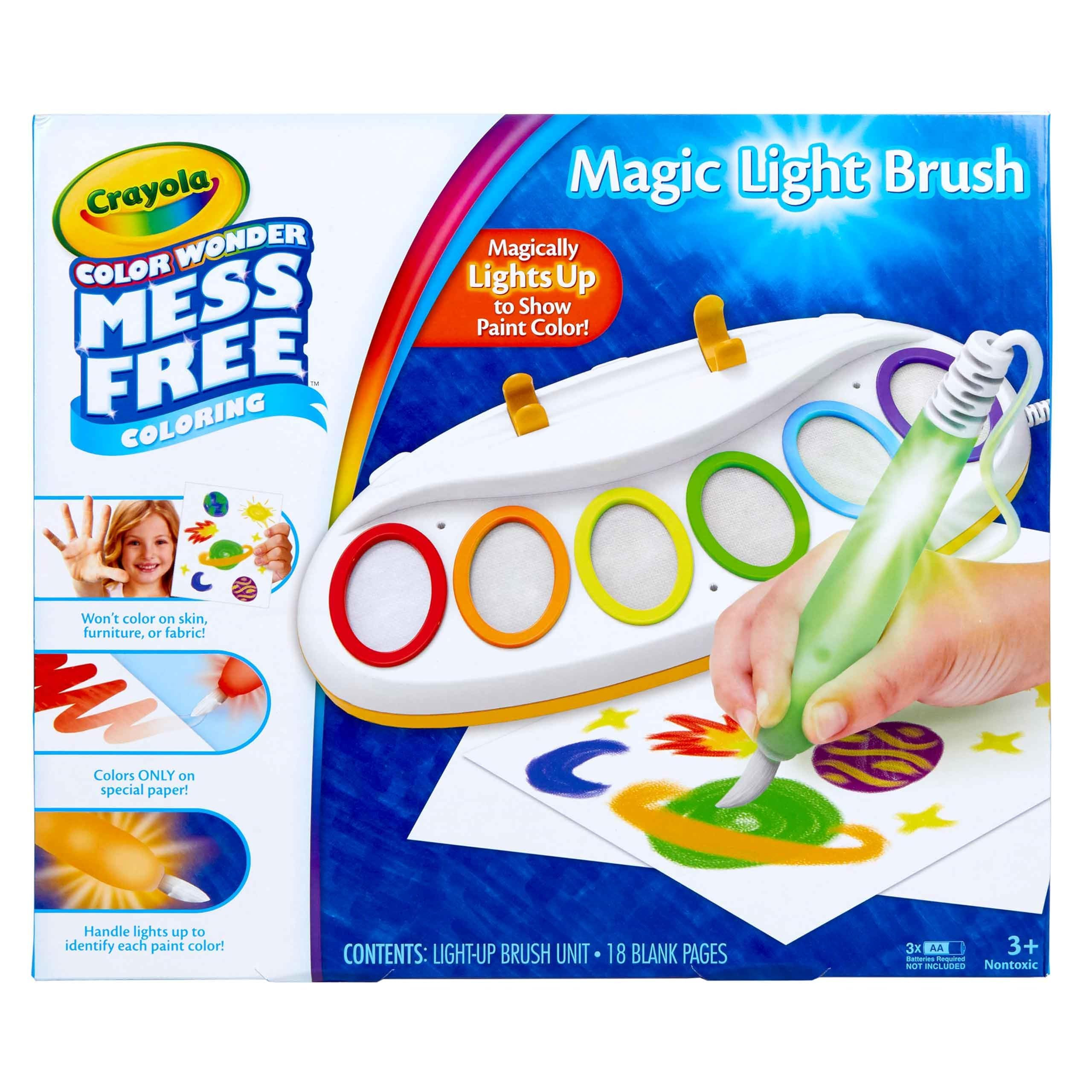 Crayola Color Wonder Magic Light Brush, Mess Free Painting Station for Kids, Toddler Toys & Activ... | Amazon (US)