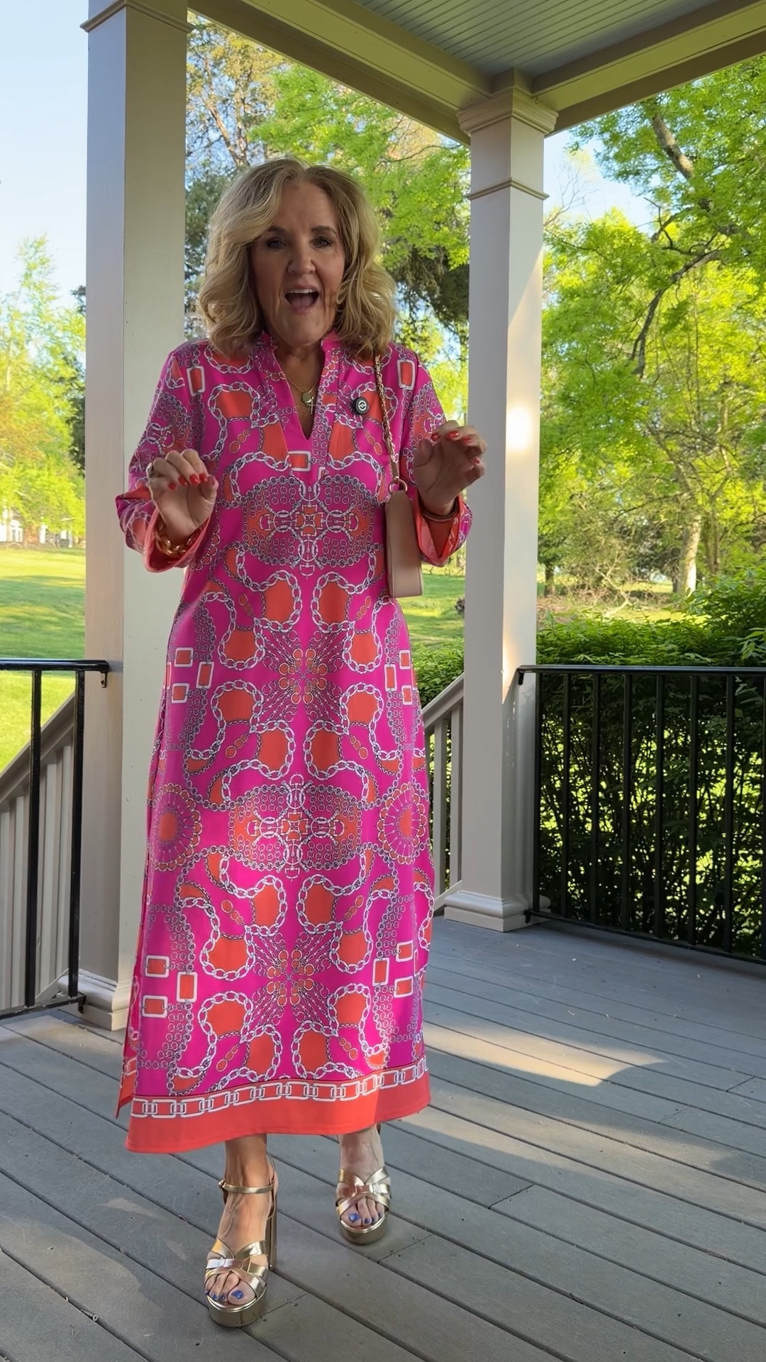 Dress size medium 
Necklaces 20% off with code. take20
Linking similar shoes 

Wedding guest dress vacation dress

#LTKOver40 #LTKPetite #LTKWedding