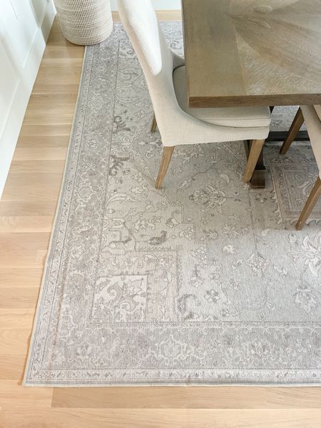 Shop our dining room rug from Ruggable. It reads much more gray than the stock photo - it’s beautiful and durable! 

#LTKstyletip #LTKfamily #LTKhome