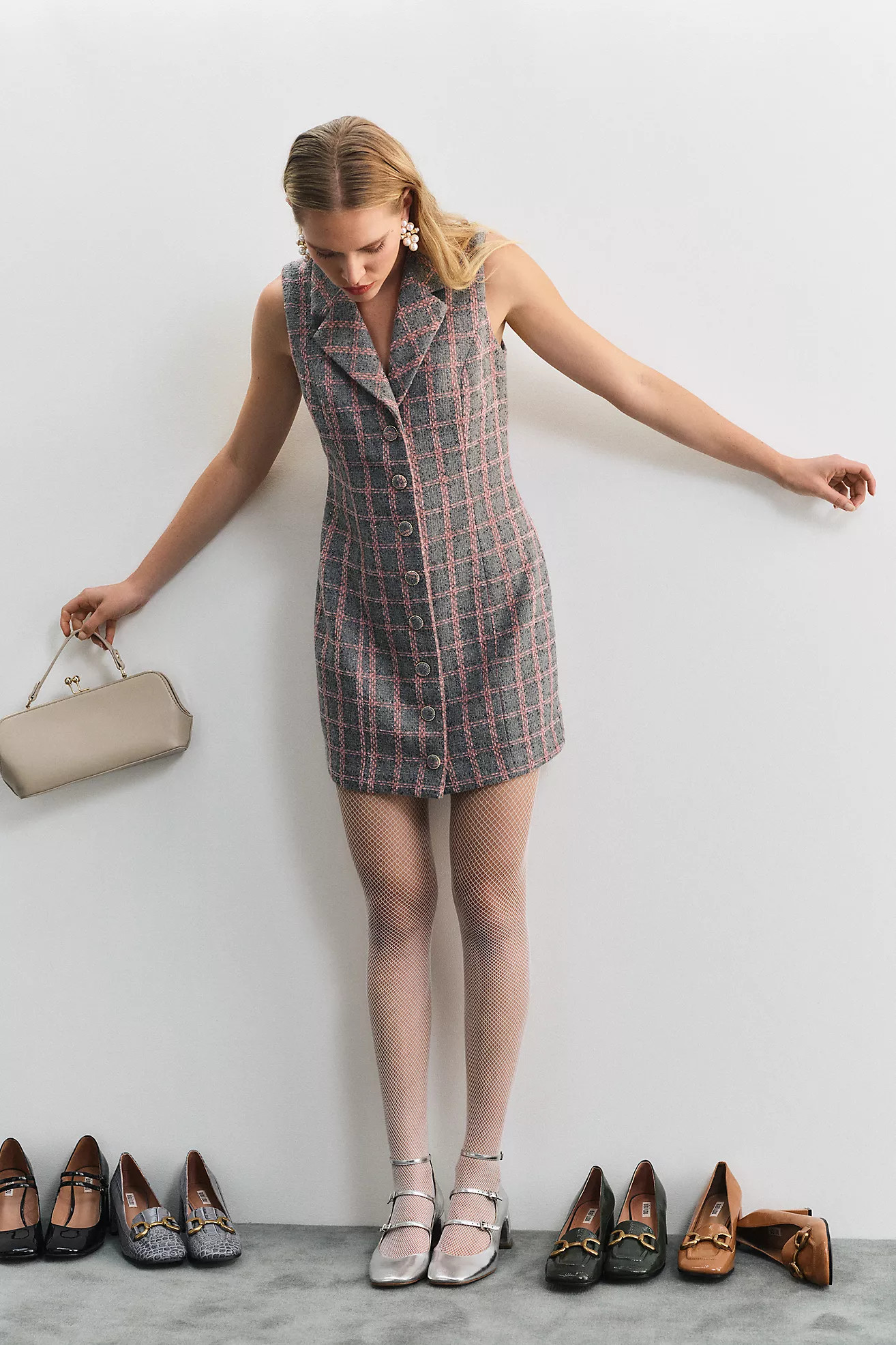 Vicenza Triple-Strap Leather Mary Jane Heels | Anthropologie (UK)