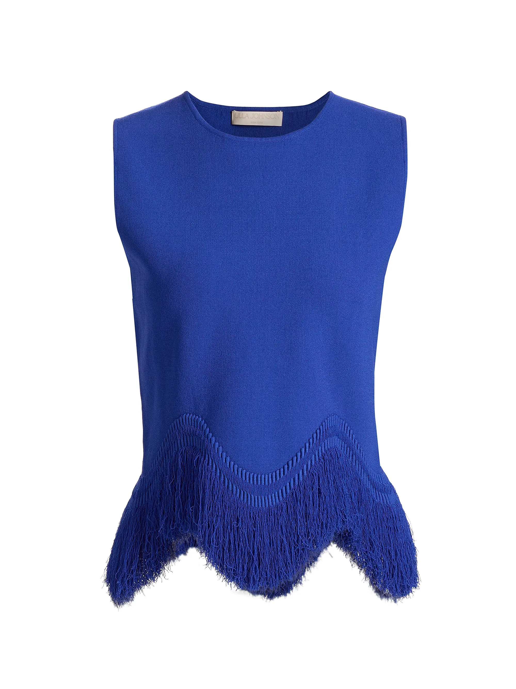 Ulla Johnson Koa Sleeveless Fringe Top | Saks Fifth Avenue | Saks Fifth Avenue
